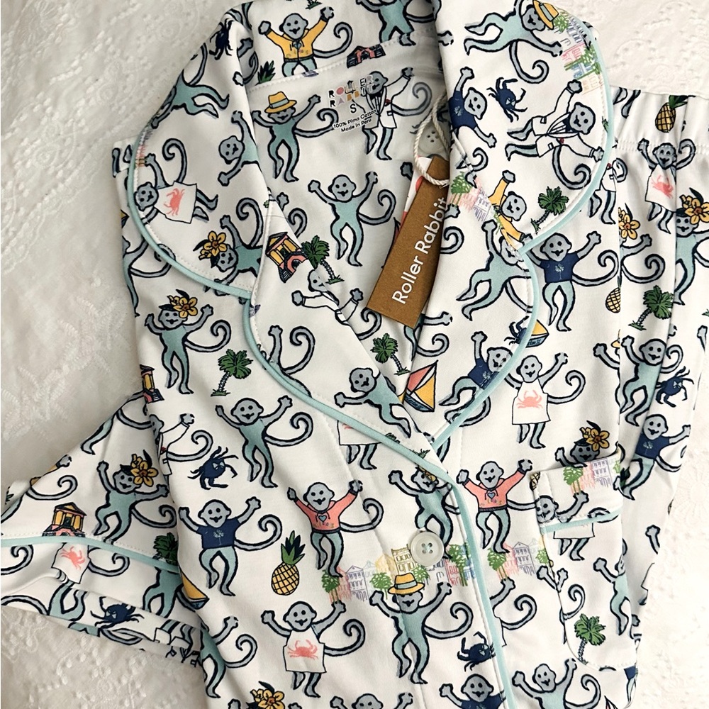 Roller Rabbit Charleston Monkeys